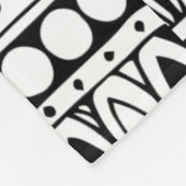 民族の落書き フリースブランケット (角)