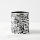 民族の落書き マグカップ (中央)
