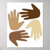 民族の違う手 ポスター (正面)