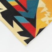 民族の選択パターン フリースブランケット (角)