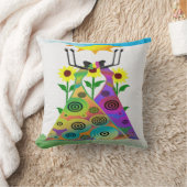 「民族の霊性と文化感動的」 クッション (ブランケット)