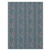 民族の魚釣りパターン テーブルクロス (正面)