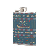 民族の魚釣りパターン フラスク (左)