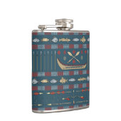 民族の魚釣りパターン フラスク (右)