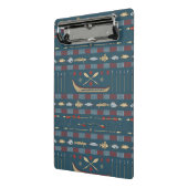 民族の魚釣りパターン ミニクリップボード (アングル2)