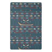 民族の魚釣りパターン ミニクリップボード (裏面)