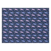 民族のBohoのスタイルの羽 テーブルクロス (正面(横))