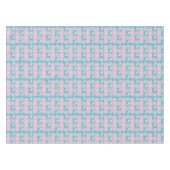 民族のBohoはペイズリーに羽をつけます テーブルクロス (正面(横))