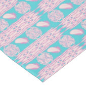 民族のBohoはペイズリーに羽をつけます テーブルクロス (アングル)