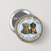 民族はすぐにリルのカウボーイボタンのおばあちゃんになる 缶バッジ (正面&裏面)