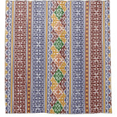 民族エレガント様式 シャワーカーテン (正面)