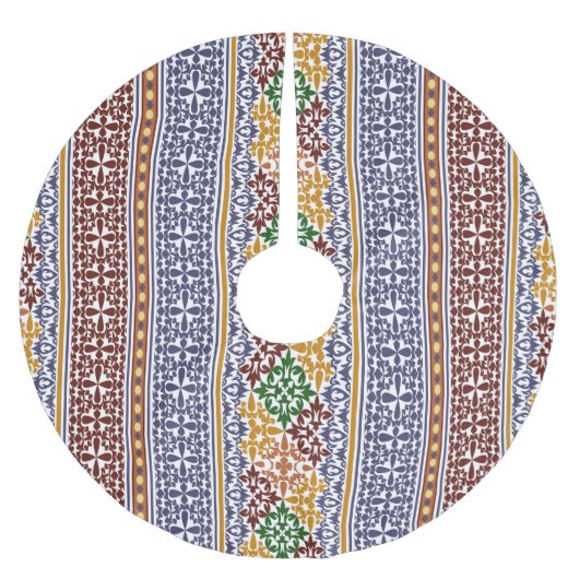 民族エレガント様式 ブラッシュドポリエステルツリースカート (正面)