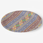 民族エレガント様式 ペーパープレート (アングル)