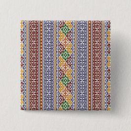 民族エレガント様式 缶バッジ