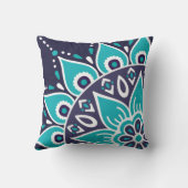 民族オーナメントパターン クッション (裏面)