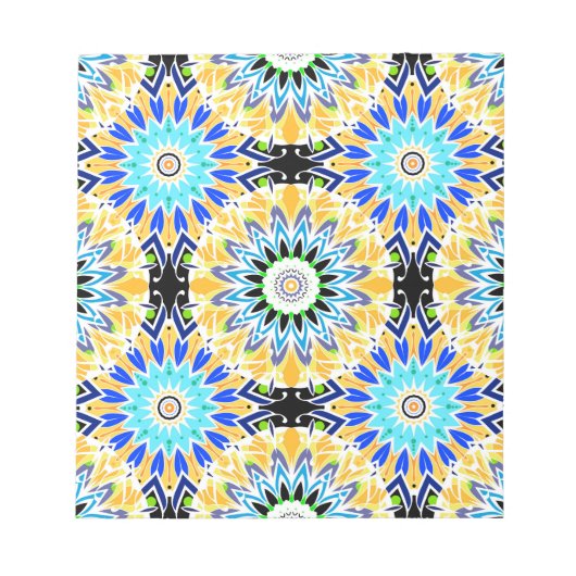 民族オーナメント ノートパッド (正面)