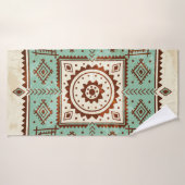 民族オーナメント バスタオル (バスタオル)