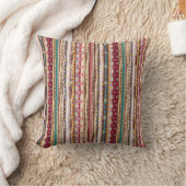 民族カラフルボホ族の部族のパターン クッション (ブランケット)