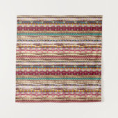 民族カラフルボホ族の部族のパターン タペストリー (正面(横))