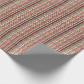 民族カラフルボホ族の部族のパターン ラッピングペーパー (角)