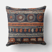 民族シンプル背景 クッション (裏面)