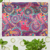 民族スタイル動物型 キッチンタオル (折り畳み)