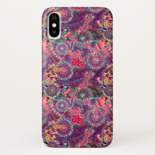 民族スタイル動物型 iPhone X ケース
