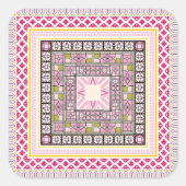 民族スタイル スクエアシール (正面)