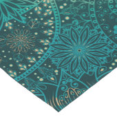 民族ターコイズテーブルランナー ショートテーブルランナー (コーナー)