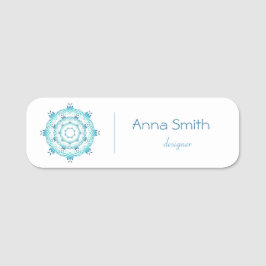 民族ターコイズ曼荼羅 名札