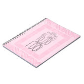 民族デザインパーソナライズされたウェディングプランナー2 ノートブック (左側)