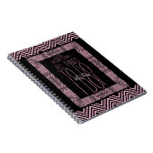 民族デザインパーソナライズされたウェディングプランナー3 ノートブック (右側)