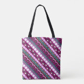 民族パターカラフルンデザインマウスパッド トートバッグ (裏面)