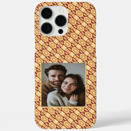 民族パターンがエレガントなバレンタインの女性へのギフト Case-Mate iPhoneケース (裏面)