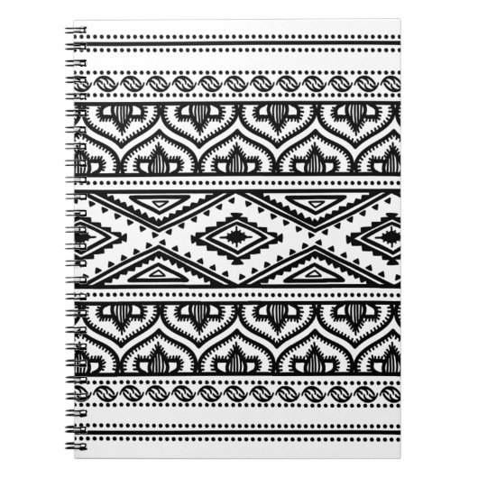 民族パターンデザイン ノートブック (正面)