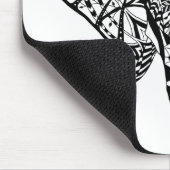 民族パターン象 マウスパッド (コーナー)