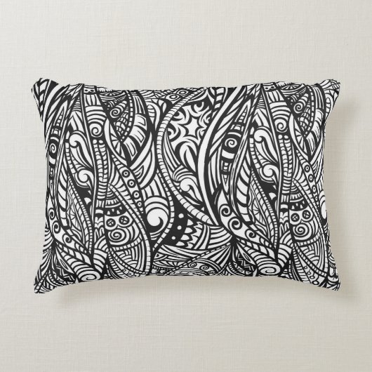 民族パターン3 アクセントクッション (正面)