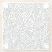 民族パターン3 ガラスコースター (裏面)