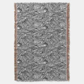 民族パターン3 スローブランケット (正面縦)