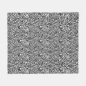 民族パターン3 フリースブランケット (正面(横))