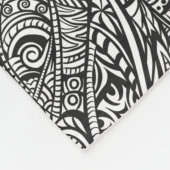 民族パターン3 フリースブランケット (角)