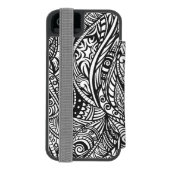 民族パターン3 INCIPIO iPhoneウォレットケース (フォリオ裏面)