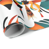 民族パターン、民族デザイン、民族 ラッピングペーパー (ロールコーナー)