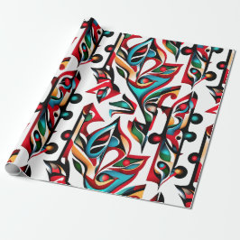 民族パターン、民族デザイン、民族 ラッピングペーパー