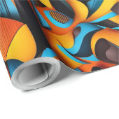 民族パターン、民族デザイン、民族 ラッピングペーパー (ロールコーナー)