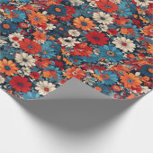 民族パターン、民族デザイン、民族 ラッピングペーパー (角)