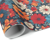 民族パターン、民族デザイン、民族 ラッピングペーパー (ロールコーナー)