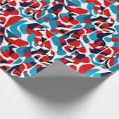 民族パターン、民族デザイン、民族 ラッピングペーパー (角)