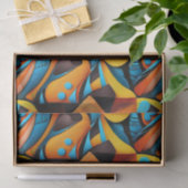 民族パターン、民族デザイン、民族 薄葉紙 (ギフト)