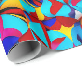 民族パターン，民族，民族 ラッピングペーパー (ロールコーナー)